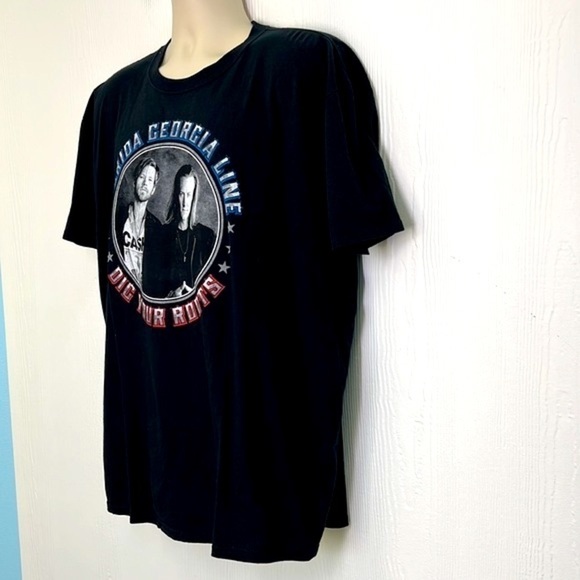 Gildan - 2017 Florida Georgia Line Dig Your Roots Tour T Shirt Size XXL - Picture 5 of 10